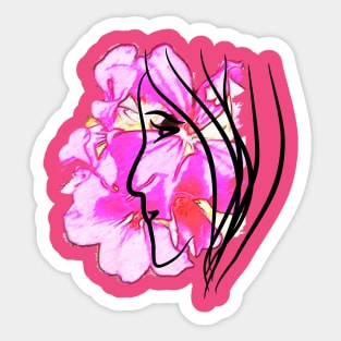 Flower Girl Sticker